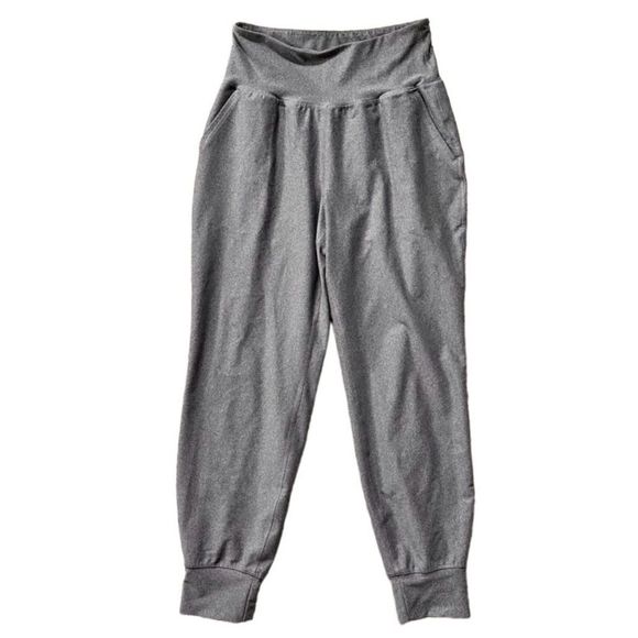 Old Navy Pants - Old Navy Active Powersoft Go-Dry Heather Gray High Rise Legging Joggers Medium